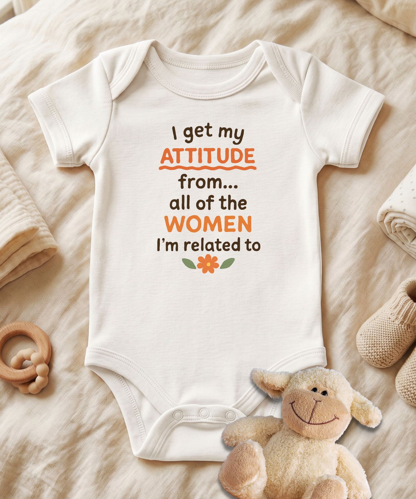 My Attitude Baby Bodysuit