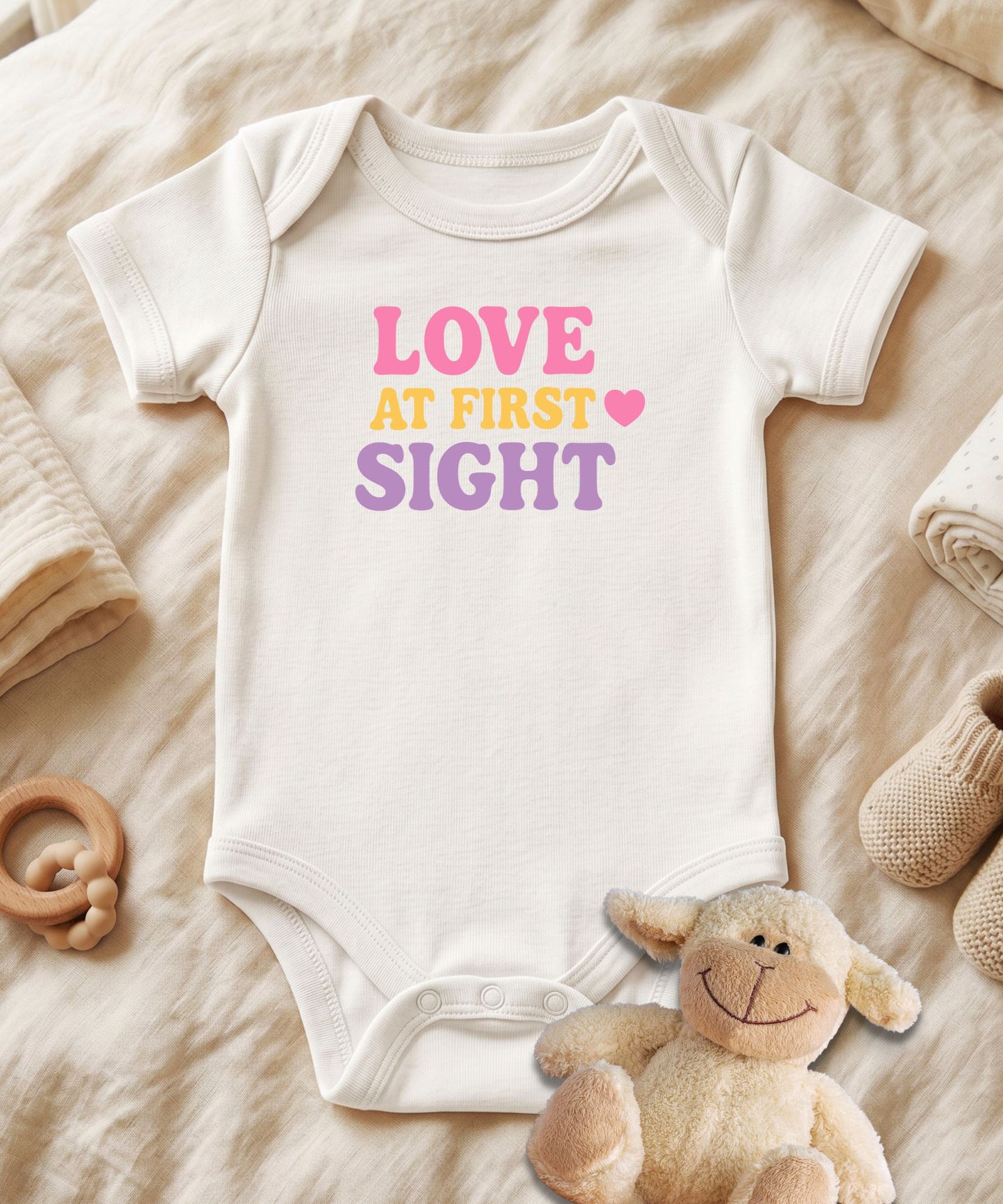 Love at First Sight Baby Bodysuit