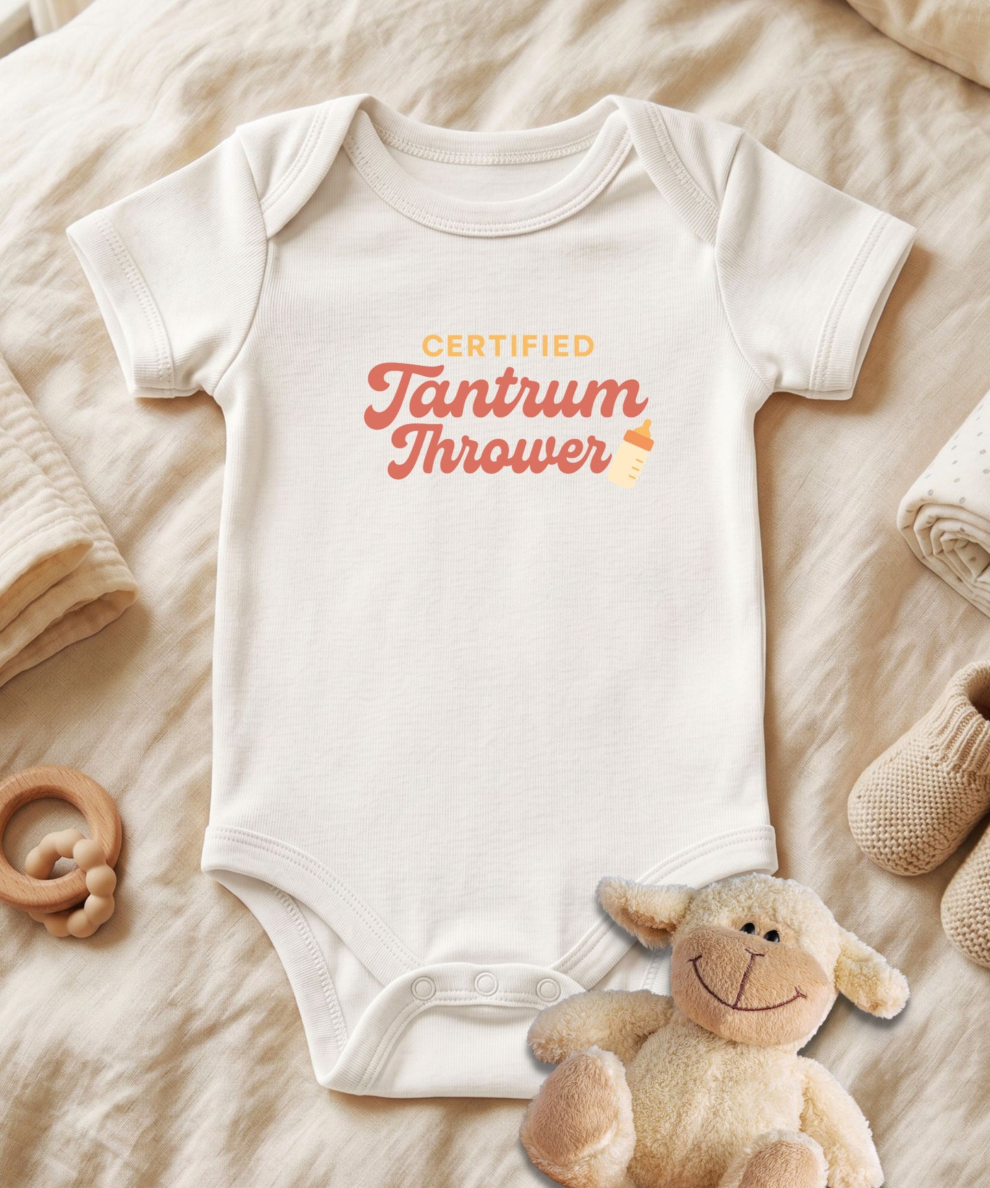 Tantrum Thrower Baby Bodysuit