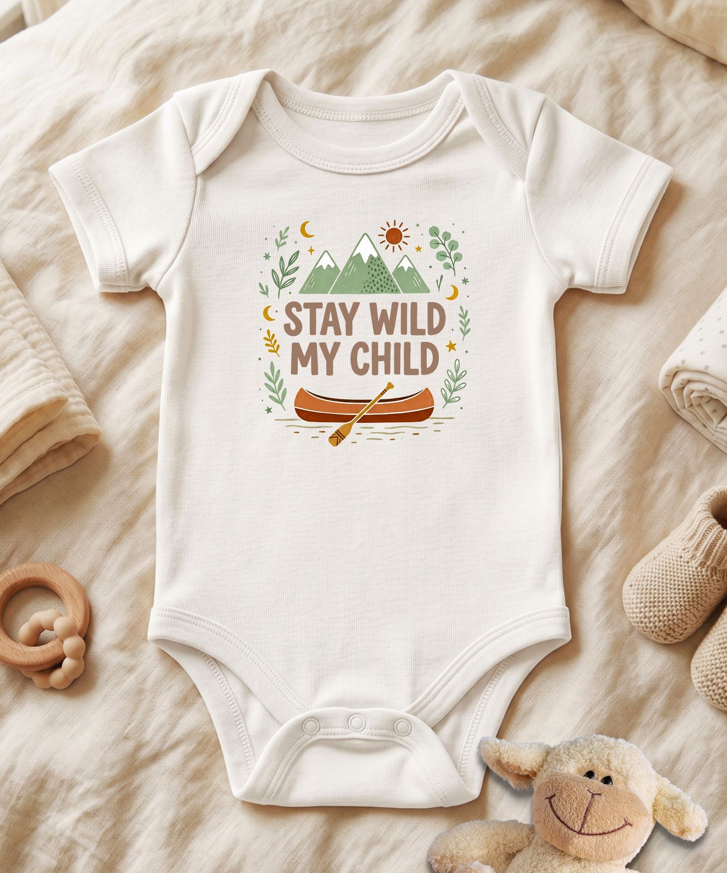 Stay Wild My Child Baby Bodysuit