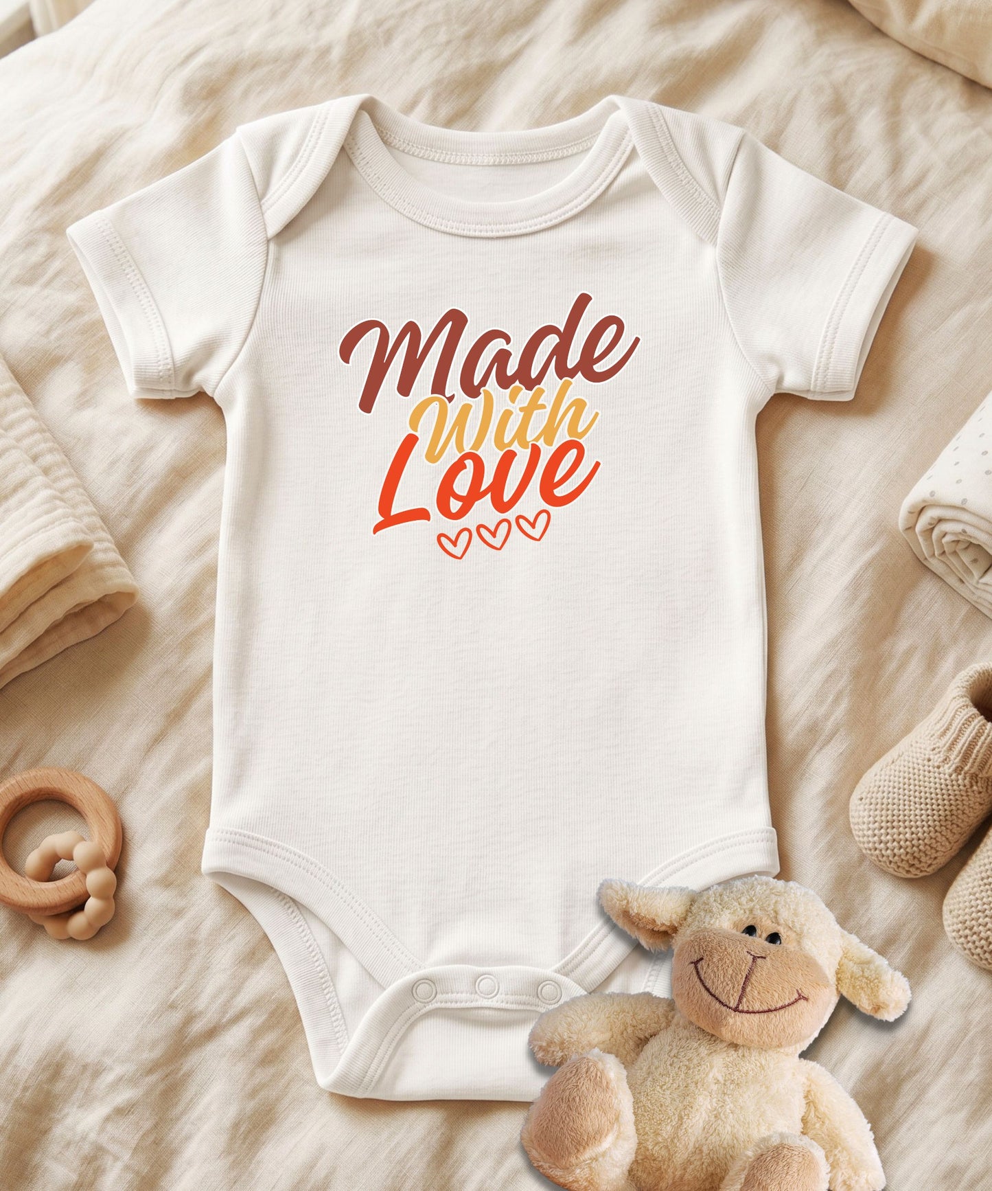 Made With Love Baby Bodysuit