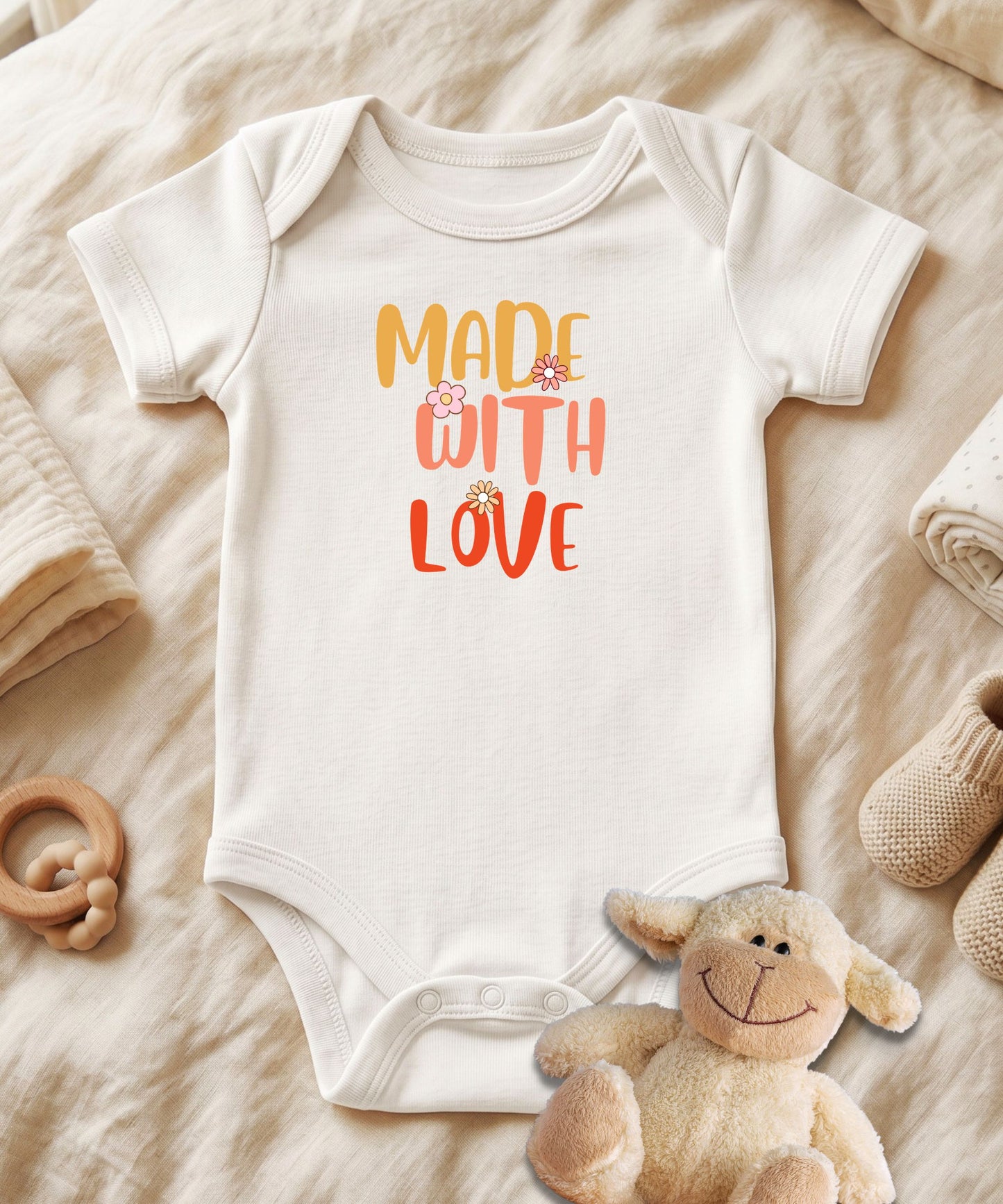 Made With Love Baby Bodysuit